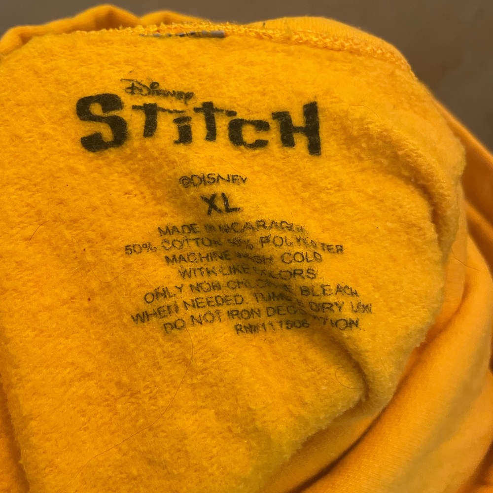 Disney Lilo & Stitch Yellow Hoodie - Picture 6 of 6